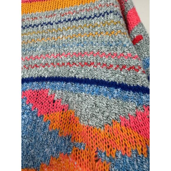 Moon & Madison Women's Multicolor Block Sweater Wool Blend Size XS Oversized - Picture 3 of 8